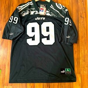 Vintage 90s Puma New York Jets jersey Size L BRAND NEW!